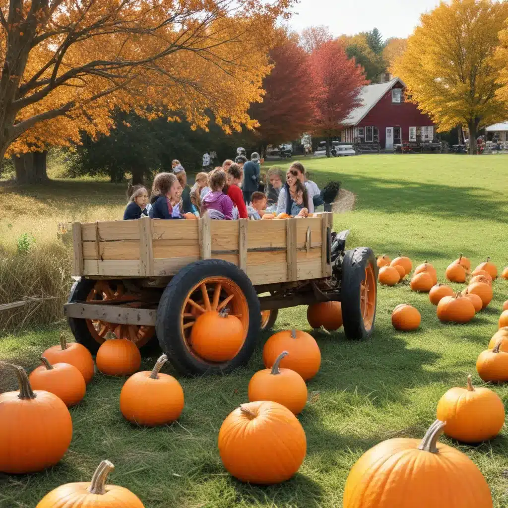 Autumn Harvest Festival: Pumpkins, Hayrides, and Apple Bobbing