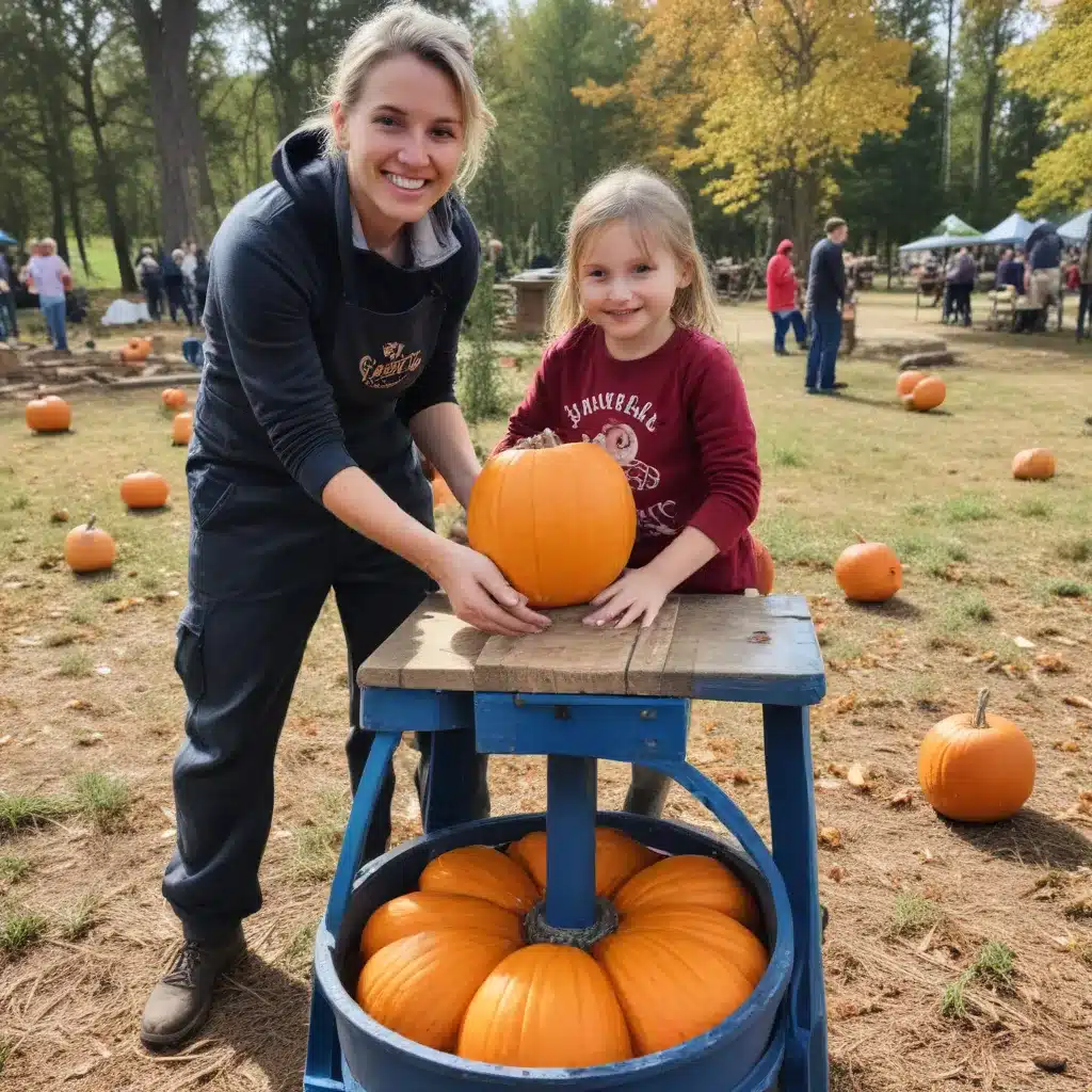 Cider Pressing and Pumpkin Painting at Crooked Pines Harvest Festival