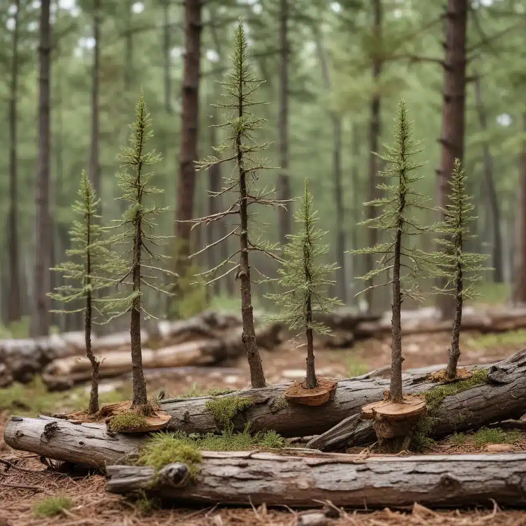 Crafting with the Natural Abundance of Crooked Pines