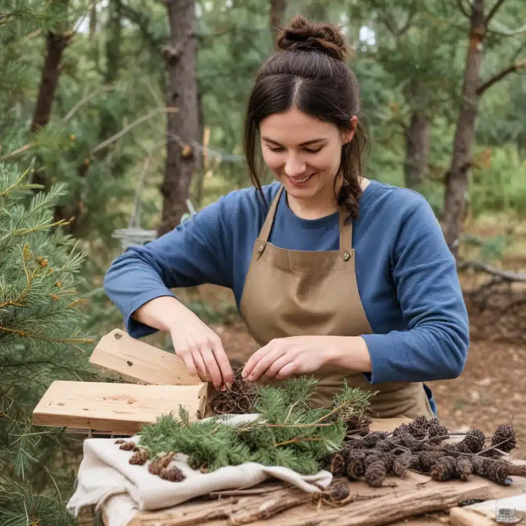 Crafting with the Sustainable Bounty of Crooked Pines Farm