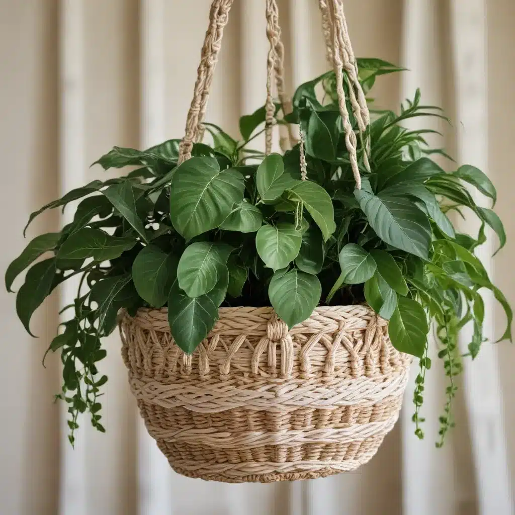 Creative Farm Crafts: Handwoven Baskets and Macrame Plant Hangers