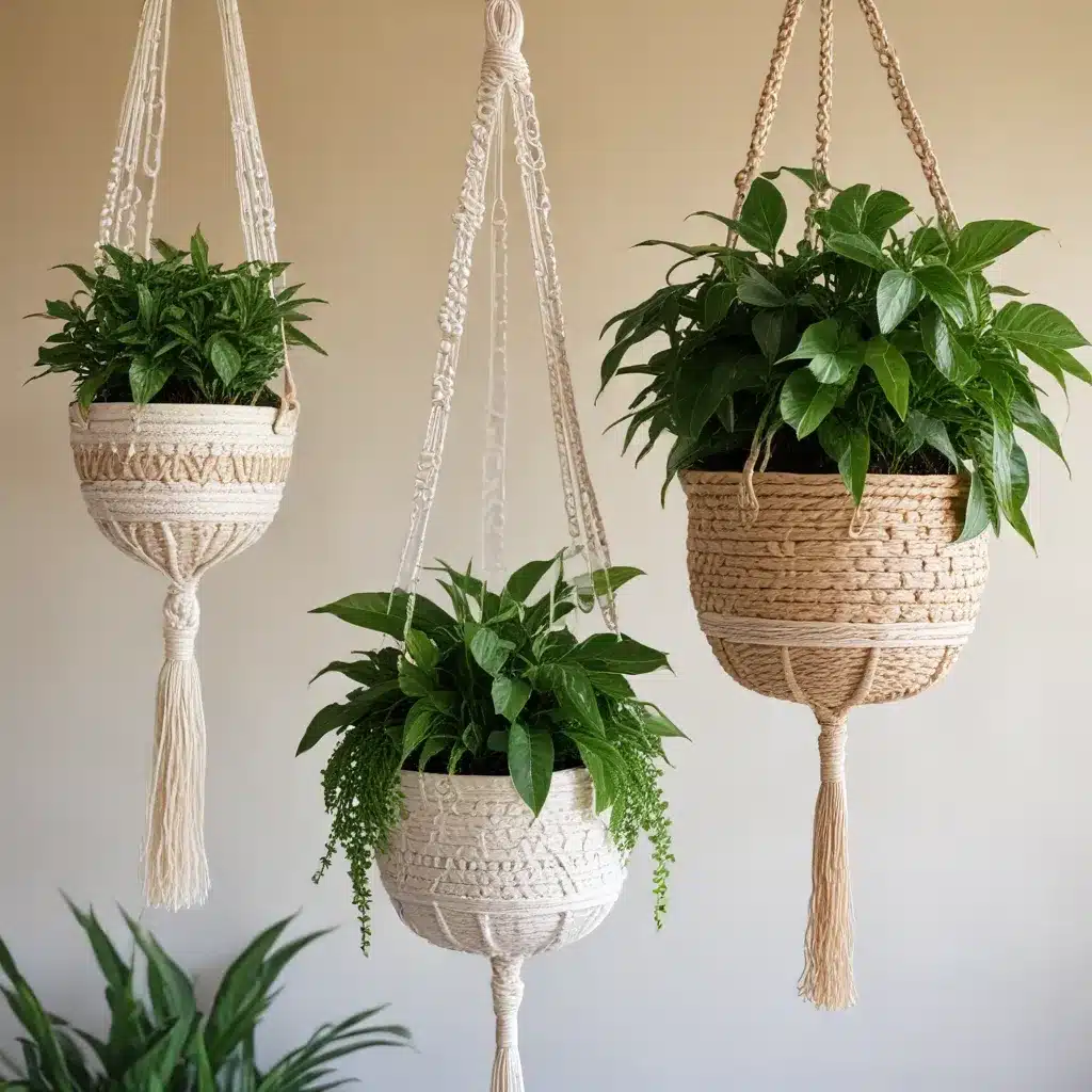 Creative Farm Crafts: Woven Baskets and Macrame Plant Hangers