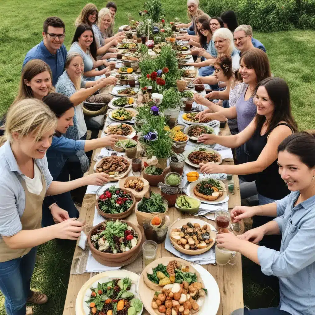 Cultivating Community: Farm-to-Table Potlucks and Celebrations at the Farm