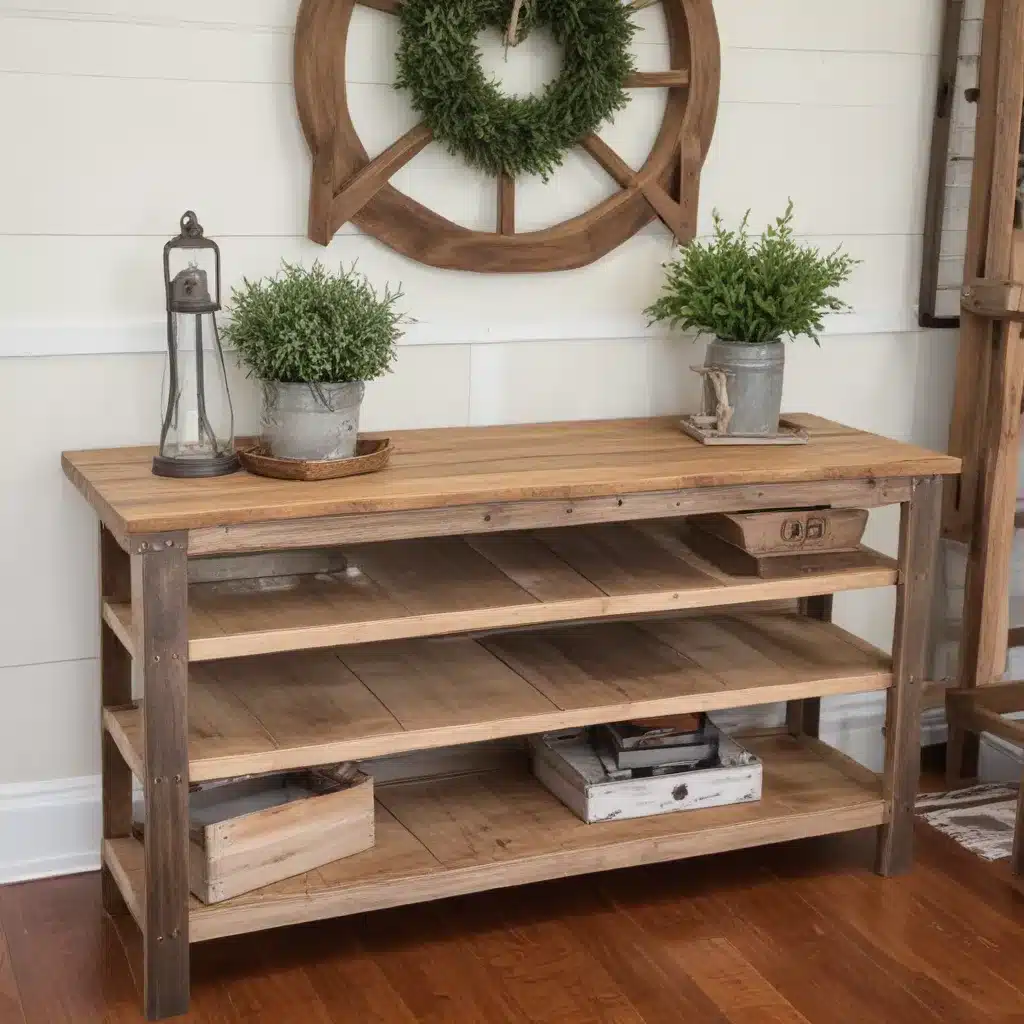 DIY Rustic Furniture: Building Farmhouse-Inspired Pieces