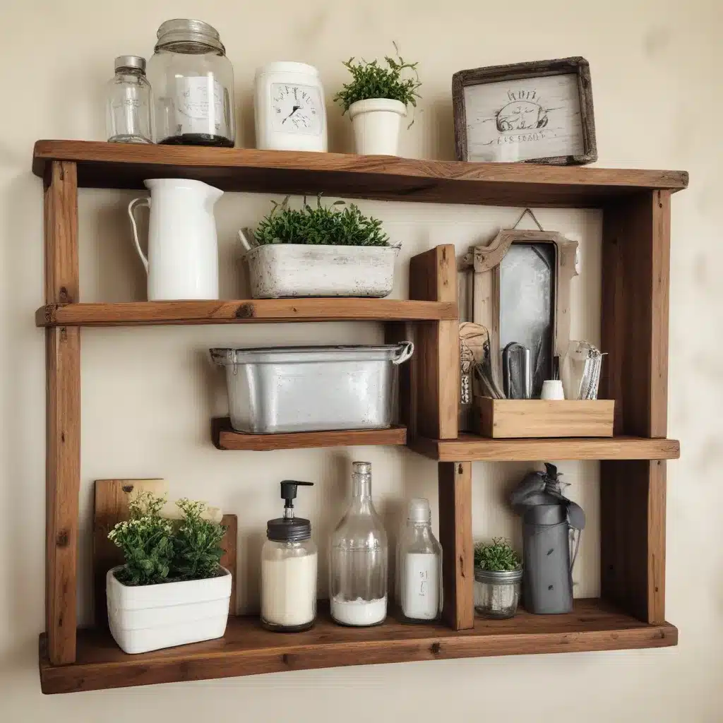 DIY Rustic Shelves and Storage: Farmhouse-Chic Organization Solutions