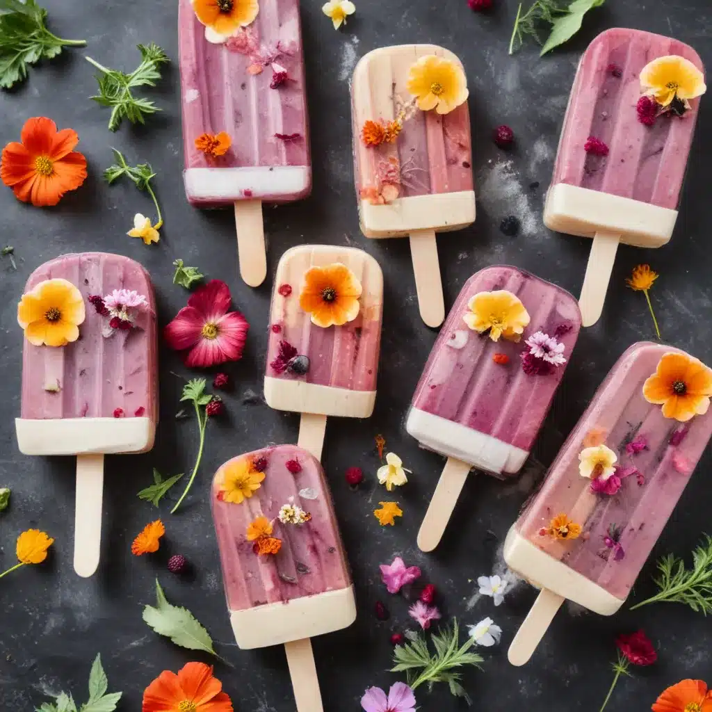 Edible Flower Popsicles: Frozen Treats from the Garden