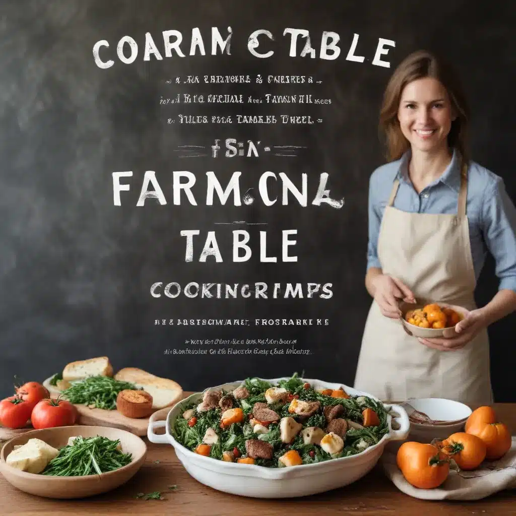 Farm-to-Table Cooking: Seasonal Recipes and Inspiration