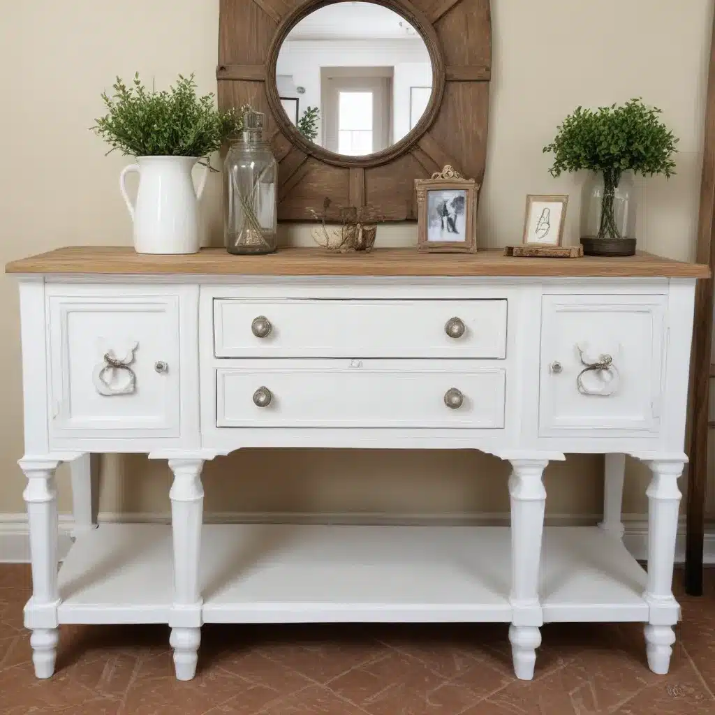 Farmhouse-Chic Painted Furniture: DIY Transformation Projects