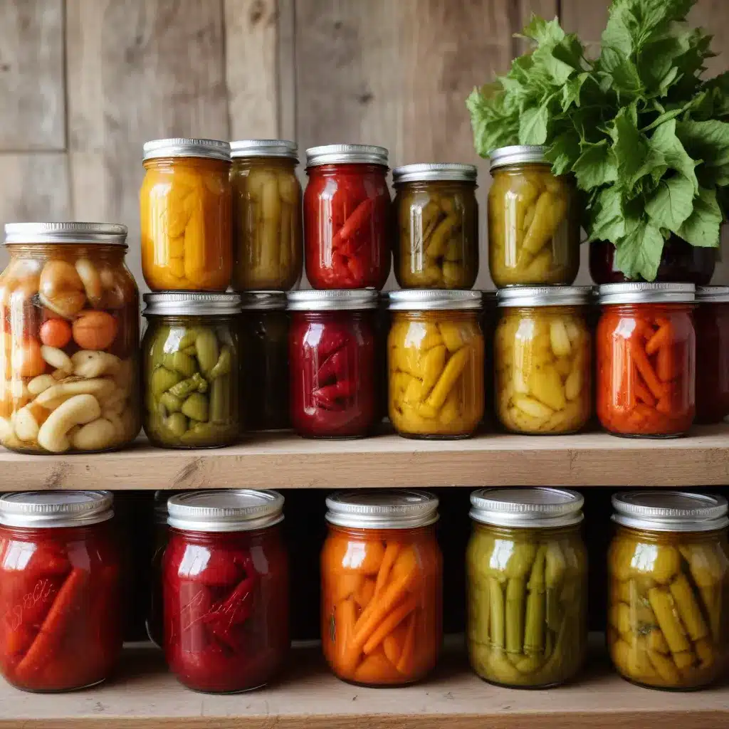 Farmhouse Feasts: Preserving the Harvest through Canning and Pickling