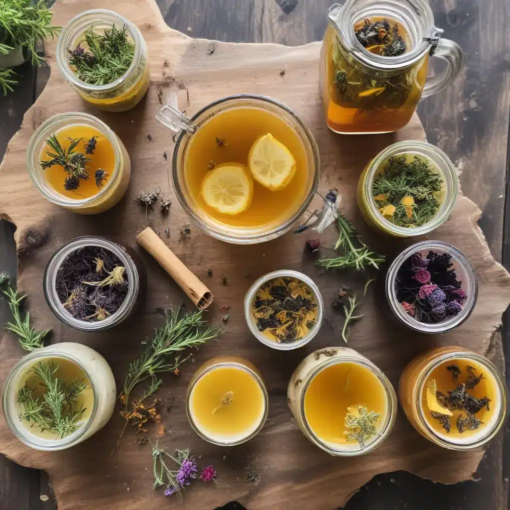 Homemade Herbal Teas and Tonics from the Crooked Pines Garden