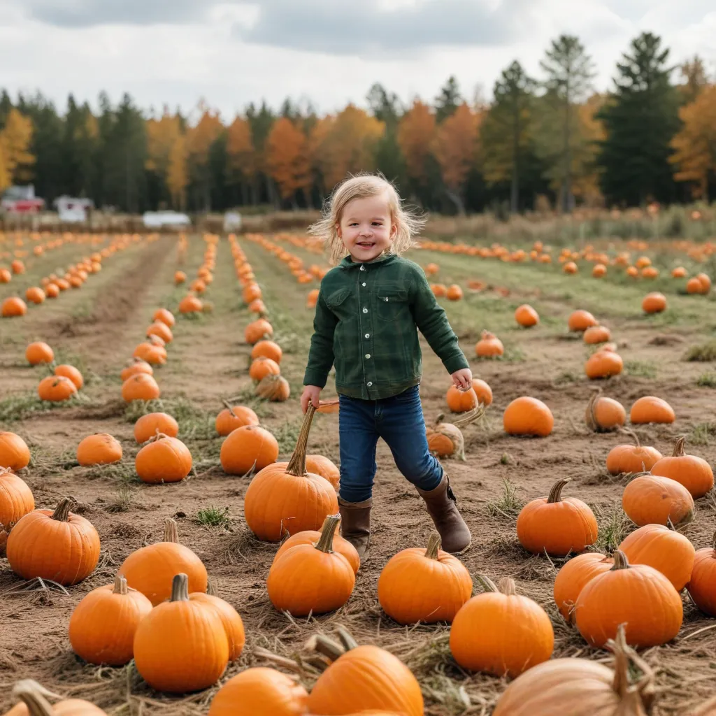 Picturesque Pumpkin Patch Fun at Crooked Pines Farm