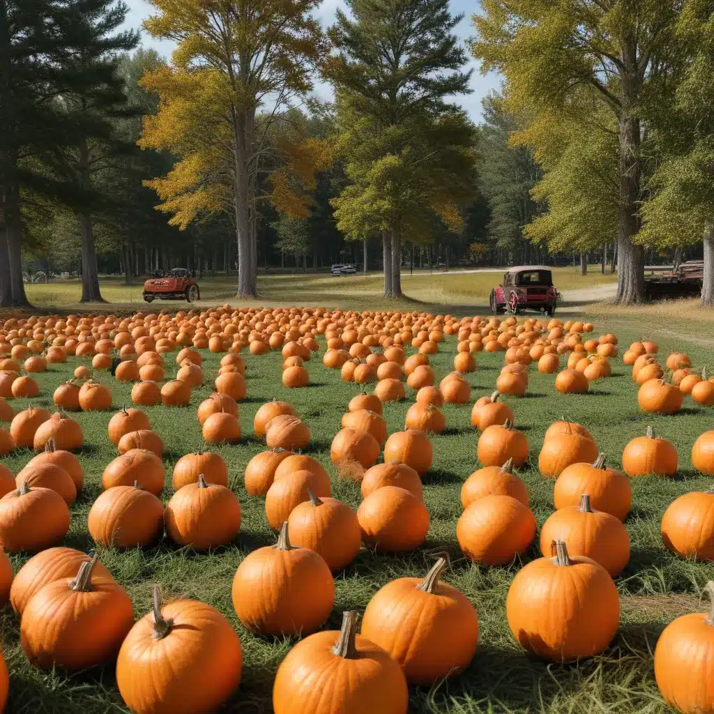 Picturesque Pumpkin Patches and Hayrides at Crooked Pines Farm