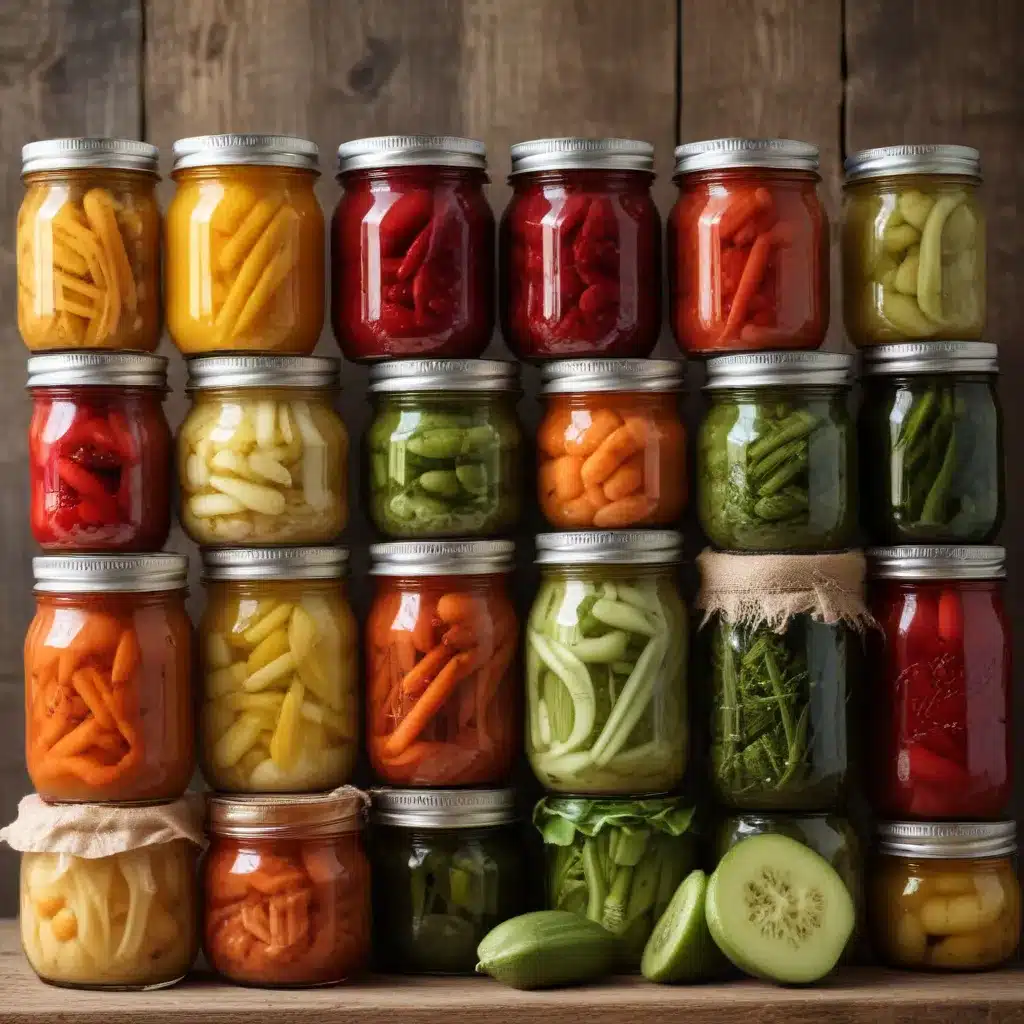 Preserving the Bounty: Canning, Pickling, and Fermenting Techniques