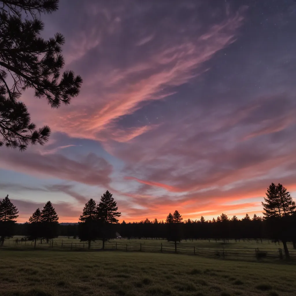 Spectacular Sunsets and Stargazing at Crooked Pines Farm